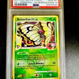 2009 Pokemon Platinum Supreme Victors 17 Butterfree Fb-holo 2010 PSA 10